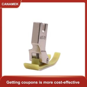 【CANAMEK 】 1 Pc Industrial Sewing Machine Flat Plastic Presser Foot Leather Foam Rubber MT-18 Model For Flat Industrial Sewing Machines
