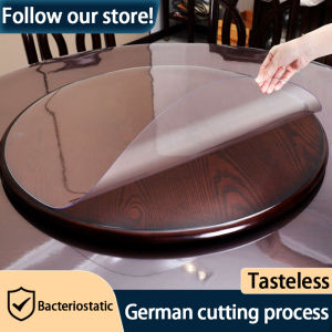 Thickened 1mm / 2mm Round transparent pvc table cloth Waterproof anti-scald soft glass table cover plastic 0 Formaldehyde Picnic Mat  Anti-Oil