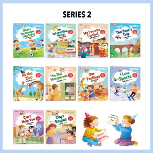 KOGGY (10 Books Per Set) Kids Early Learning Story Books Full Color Coated Paper Bedtime Reading & Baby Early Learning Book