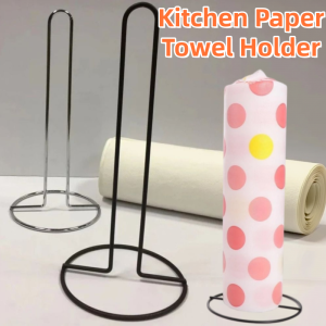 Kitchen Paper Towel Holder Multi Purpose Storage Rack Stainless Steel Tissue Holder Simple Oil Absorbing Paper Holder Japanese Tissue Holder