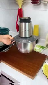 SG 24H Shipping2L/3L Home Electric Meat Grinder Food Processor Fruits Blender Veg Chopper Sausage Stainless Steel絞肉機