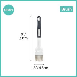 White Silicone Kitchen Utensils Non Stick Cooking Tools Spatula Turner Soup Ladle Spoon Brush Duckbill Scooper Pasta Slotted Turner Rice Spoon Skimmer Tongs Utensils Holder Minimalist Puti