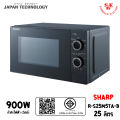 SHARP ไมโครเวฟ รุ่น R-S25M5TA-B ความจุ 25 ลิตร (900W). 