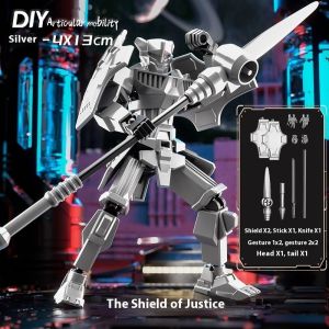 SKISOPGO Multi Joint Movable Robot 3D Printed Action Figure Doll Dummy Lucky Titan 13 Assembly Model 2 Type