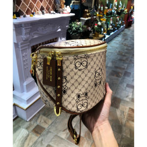 Túi Bao Tử Nam Nữ Họa Tiết Gấu Bear Thương Hiệu CREAM BEAR & SAMMAO C1241-2