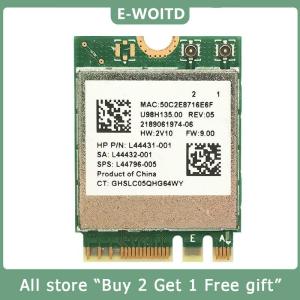 [COD] E-WOITD 1 Set 2.4Ghz Bluetooth-compatible WIFI Card IPX Connector Card RTL8822CE Dual-Band 802.11ac 1200Mbps M2 Wifi Card
