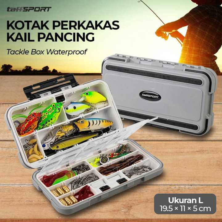 Kotak Kail Pancing Fishing Tackle Box Waterproof Kotak Alat
