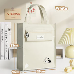 DIY Tote Bag for Kids Student Book Bag Waterproof Tutoring Bag Student Handbag Schoolbag