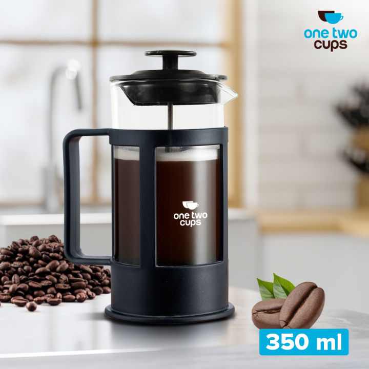 Alat Press Kopi One Two Cups French Press Plunger Coffee Maker Pot 350 ml  Lazada Indonesia