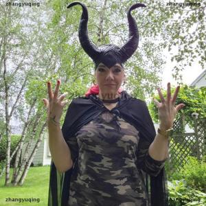 [COD] zhangyuqing Halloween Costume for men woman kids Female Girl Boy adult Death Scary Devil Role Red Black Witch Vampire Long Cape Cloak Hooded