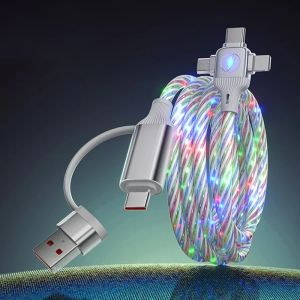 UTOPUS Thiết kế 3 trong 2 Cáp sạc nhanh PVC Sạc nhanh Cáp sạc USB Type C Tốc độ cao Dây sạc USB C đa năng Du lịch