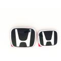 For Honda CRV CR-V 2007-2011 G3 Gen 3 Acrylic Honda Black 3D Emblem Front Rear Steering Wheel Logo Frame Panel Cover Trim Badge Styling Accessories. 