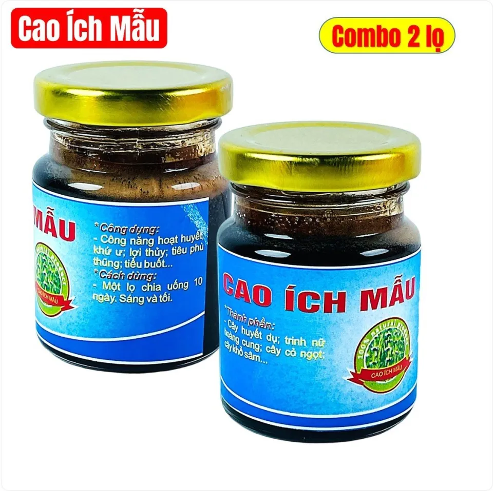 Uống cao ích mẫu có tác dụng gì?