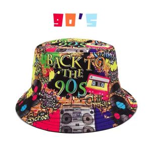 80S 90S Classic Panama Bucket Hats for Sun Protection Style Design Hat Summer Fisherman Cap Travel Beach Hat Fashion Packable Sun Hat