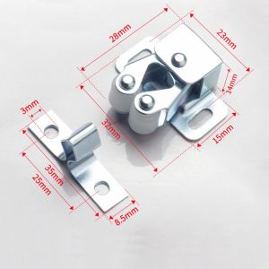Seeko Double Roller Catch Latch for Cabinet Door Hardware Accessories