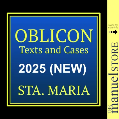Sta. Maria (2017/2025) - Obligations and Contracts - Text and Cases - Civil Law - ObliCon