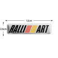 3D RALLIART Aluminum Car Emblem Stickers Accessories Decor Side Emblem Tail Label Car Body Modified Decals for Mitsubishi Mirage G4 Lancer Adventure Strada L200. 