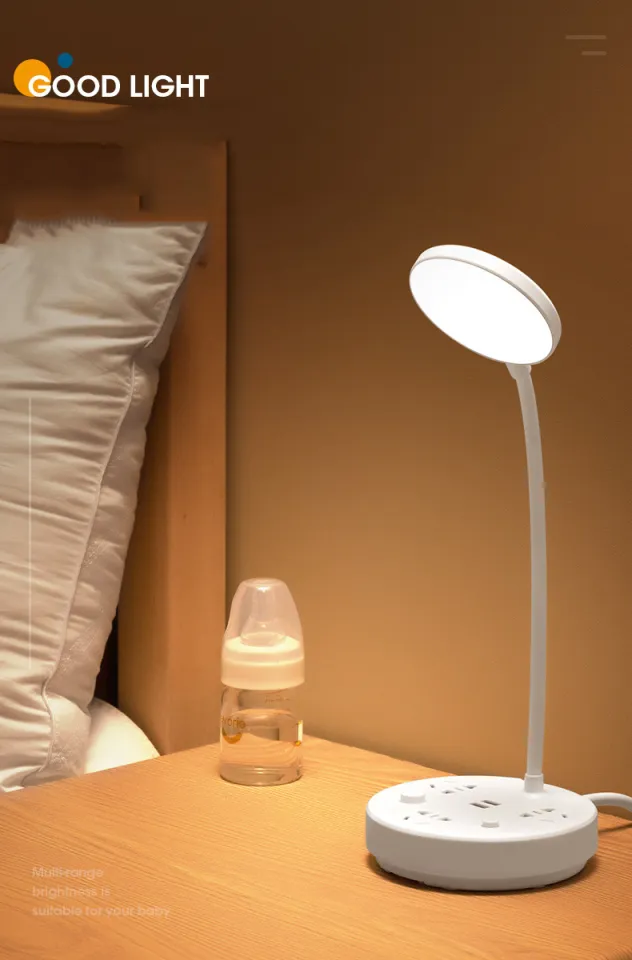 LED Lamp Table Light Shade For Study Rechargeable Desk Night