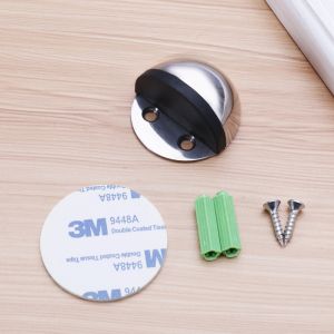 OKDA Stainless steel magnetic door stopper no nail door jam suitable for home kitchen