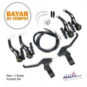 Rem V Brake VBrake V-Brake Sepeda MTB Gunung BMX SemiAlloy Merk Eterna
