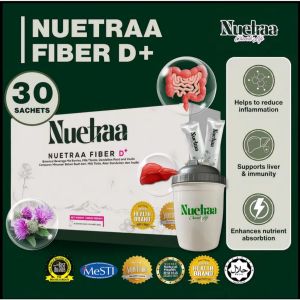 Nuetraa Fiber D+ Minuman Detox – Fiber & Prebiotik Untuk Sembelit Lawas Bersihkan Usus Melawaskan