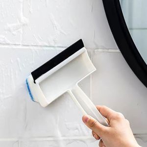 Homen Double sided glass scraper kitchen window tile cleaning brush tool bathroom floor wiper