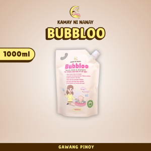 Kamay ni Nanay Bubbloo Gentle Wash & Shampoo 500ml/1L – Baby Wash for Infants and Kids