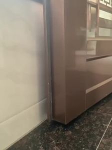 Self Adhesive Door Stopper Stainless Steel Door Buffer No Drill Door Stop Bumper 95mm 120mm