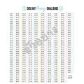 Mini Shop ตารางออมเงิน 365 วัน ตารางออมเงิน กระดาษออมเงิน สีสันสดใส ที่ใส่เงิน ตารางเบอร์เงิน ออมเงินแบบสุ่ม ออมสินเก็บเงิน ราคาถูก. 