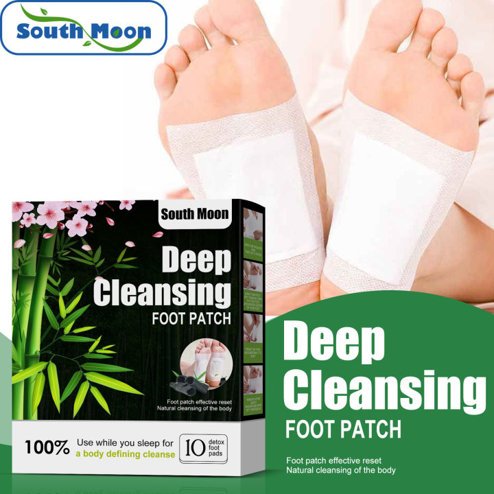 South Moon 2 in 1 Cleansing Stress Foot Patches Pads Relieve Stress ...