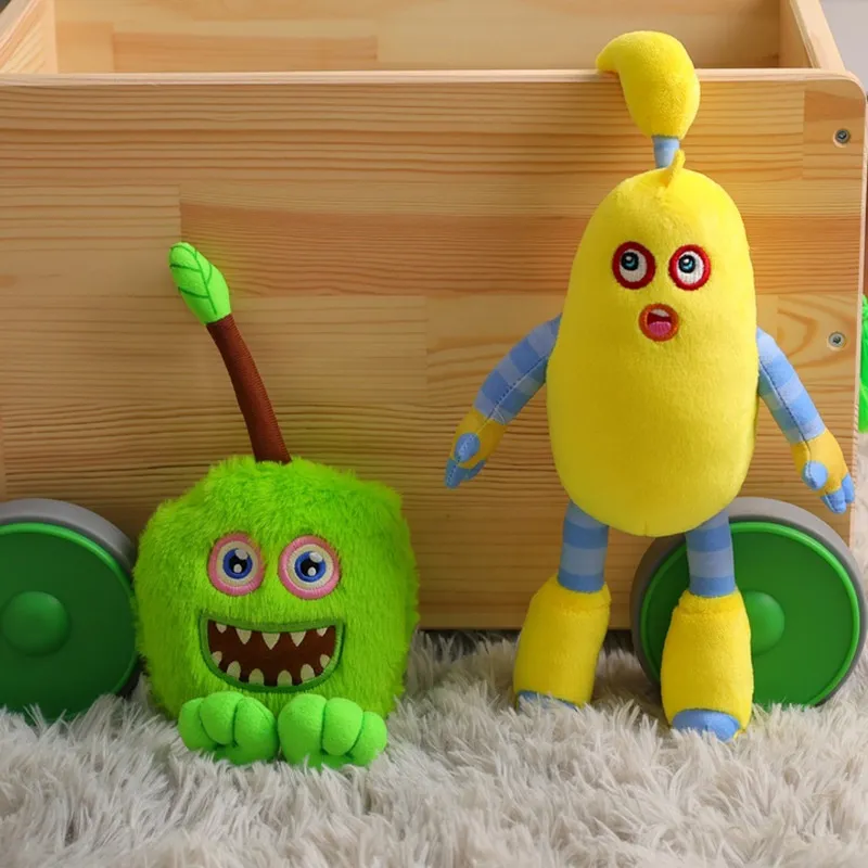 PRETTYGG】My Singing Monsters Plush Wubbox Toys Thumpies Ghazt Toe