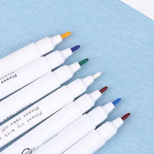 2Pcs Soluble Cross Stitch Water Erasable Pens Grommet Ink Fabric Marker Marking Pens DIY Needlework Home Tools