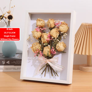 3D Photo Frame for Flowers Plant Pins MedalsInsect Display Case Display Specimen Box  Wooden Frame (Not Include Flowers)
