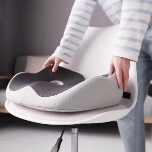 FFBH Comfortable Seat Cushions Soft Memory Foam Car Seat Cushion Support Pillow Soft Elastic for Cars and On Tea Tables Office T6H1N