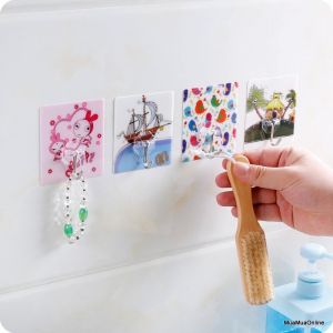 ( Combo 5 cái) móc dán tường 3d siêu chắc móc hoạ tiết siêu dính chịu lực tốt