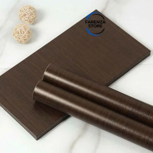 Wallpaper Dinding Kayu Serat Polos Ukuran 45CM X 8METER