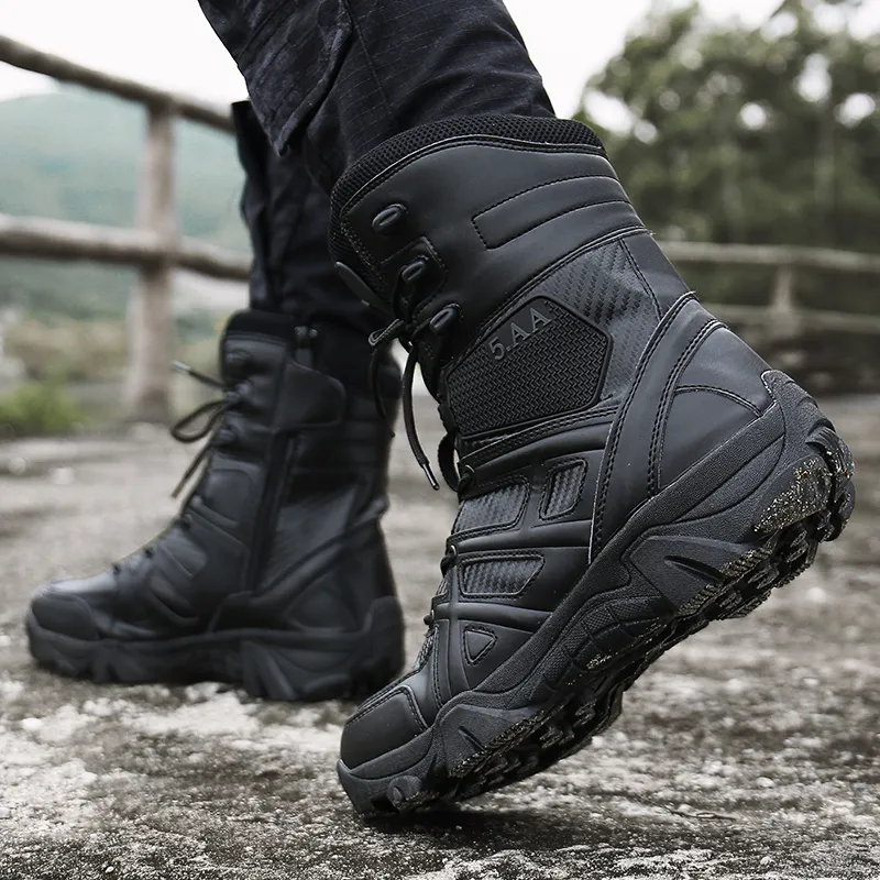 Mens black best sale jungle boots