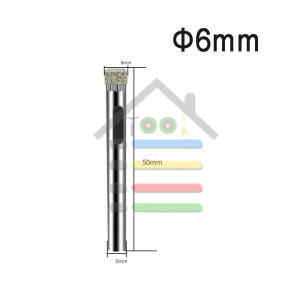 MATA BOR KACA DIAMOND GLASS GRANITE KERAMIK 6 MM HOLE SAW DIAMOND DRILL BIT