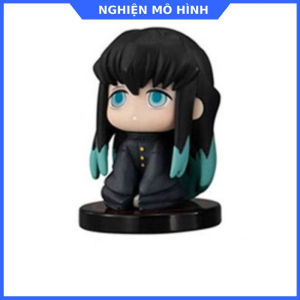 Mô hình 15 nhân vật ngồi Thanh gươm diệt quỷ Tanjiro Nezuko Zenitsu Inosuke Shinobu Giyuu Demon slayer Kimetsu No Yaiba