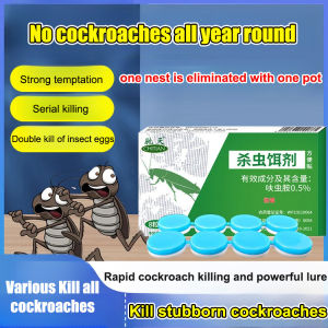 🪳 Powerful Insecticide Bait For Cockroach Control/Highly Effective Roach Killer Bait/Indoor Insecticide Bait Pellets/Household Bug Trap Strong Effect/Professional Pest Management Strong Cockroach Bait 强效杀蟑饵剂