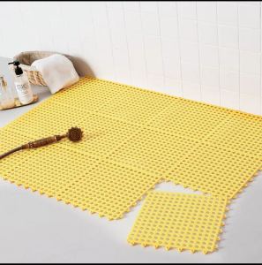 IRhea Batmats Carpet Square PVC Home Kitchen Floormat for Toilet Puzzle Mat Bathroom Accessories