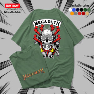 KAOS DISTRO MEGADETH [BAND] - KAOS PRIA DAN WANITA LENGAN PENDEK UKURAN M.L.XL.XXL ATASAN KERAH BULAT BERBAHAN KATUN - KAOS PRIA WANITA COD