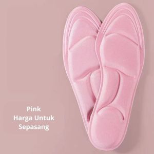 Insole Sepatu Premium Dalam Busa Memori Pijat 5D / Sol plus Ganjalan Sepatu Longgar 1 Pasang 2in1 Insole Full / Comfort Shoe Insoles SH P23