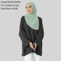 Mini Kaftan Baju Kelwar Ironless Fit S to 3XL / Free Size Blouse Kaftan / Italian Crepe. 