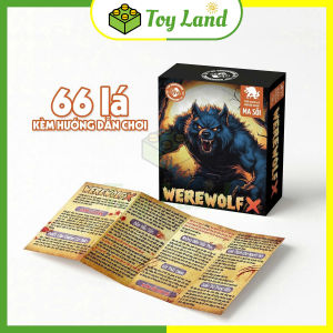 Bài Ma Sói X Việt Hóa 132 Lá Werewolf Giấy Dày Top Boardgame Đồ Chơi Trí Tuệ Phát Triển Tư Duy
