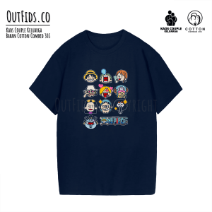 OUTFIDS.CO | KAOS COUPLE ANAK DAN AYAH IBU KARAKTER KARTUN/ANIME/MANGA/SUPERHERO STRAWHAT NAKAMA ONE PIECE | COTTON COMBED 30S | KAOS PREMIUM | KAOS DISTRO