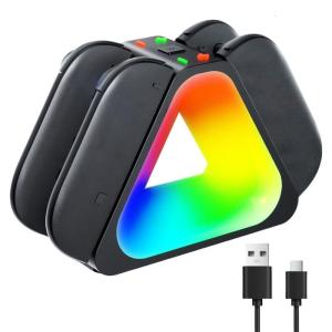 4 in 1 Charging Dock Stand with LED Indicator Light Dock Controller for NS2 Controller