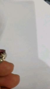 CINCIN PERAK 925 PERMATA WATERMELON TOPAZ TEMBIKAI SILVER RING