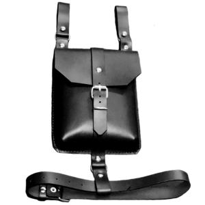 Vintage Medieval Leather Thigh Bag With Adjustable Leg Belt Medieval Leather Belt Bag Hip Bag Medieval Costume Accessory