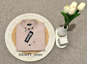 Kemeja anak laki laki warna Cream/Kemeja anak laki2 Terbaru 2025/Kemeja anak cowok umur 1-14 tahun/Kemeja Anak Warna Cream kualitas Terbaik/Kemeja polos Anak Lengan Pendek Hem Kemeja anak